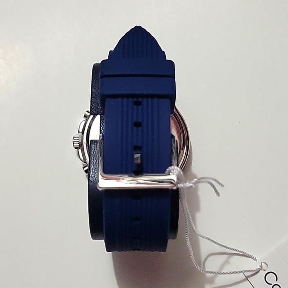 CALVIN KLEINBlue Silicone Strap Watch 44mm - Picture 5 of 6
